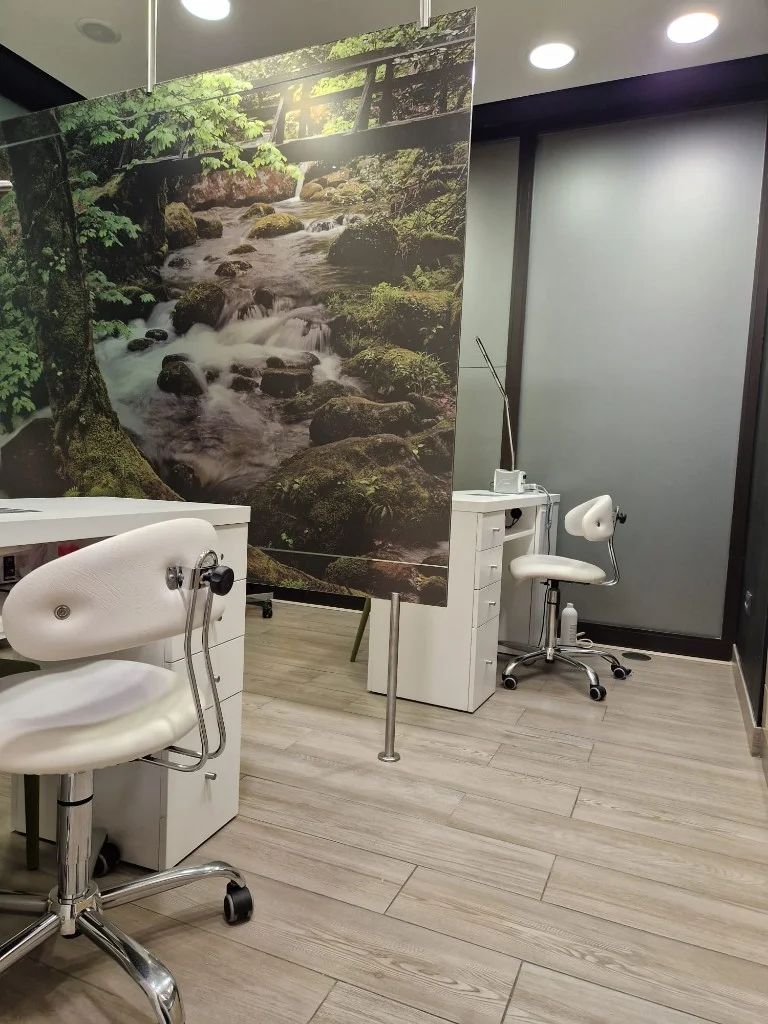 Estação de manicure e cuidados das unhas